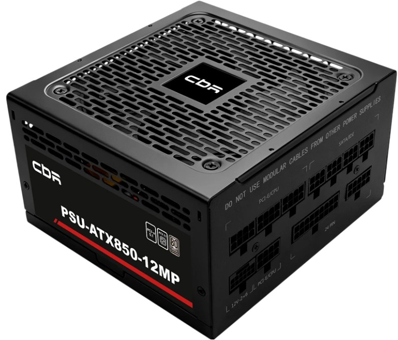 Блок питания ATX CBR PSU-ATX850-12MP 850W, Cybenetics Platinum, Full modular