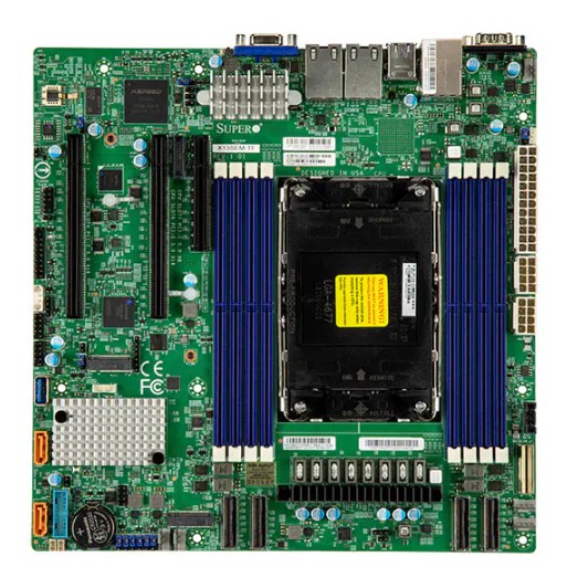 Материнская плата,Supermicro,MBD-X13SEM-TF-B