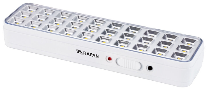 

Светильник аварийного освещения Бастион RAPAN LT-30 Li-ion 30 светодиодов, 2 режима работы, RAPAN LT-30 Li-ion