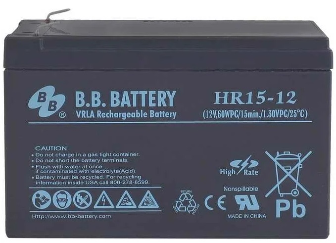 Батарея BB HR 15-12