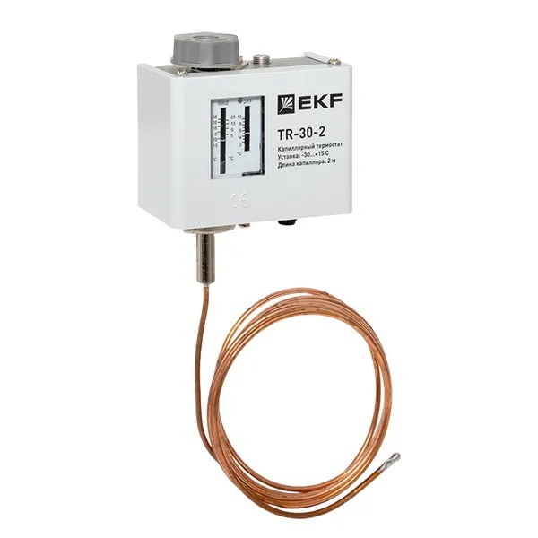 

Реле контроля температуры EKF TR-30-2 (термостат) капилляр 2 метра, TR-30-2