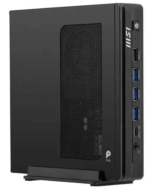 

Неттоп MSI Pro DP10 A14MG-013BRU 936-B21011-013 i3-14100/UHD Graphics 730/WiFi/BT/noOS/black, Pro DP10 A14MG-013BRU