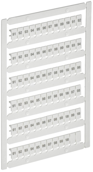 Изображение товара Маркеры ARMAFIX IEK AF-CT10D-M-004-10 для клеммных колодок, печать цифр