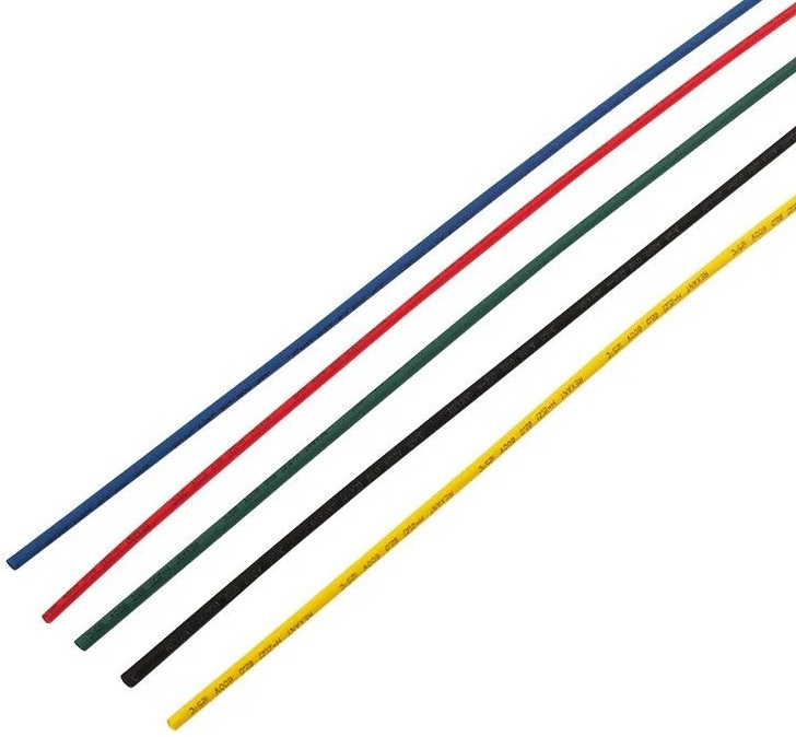 

Набор Rexant 29-0151 термоусаживаемых трубок ТУТ нг 2,0/1,0мм, пять цветов, упаковка 50 шт. по 1м, 29-0151