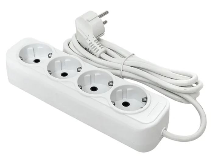 

Удлинитель EKF UBA16-310-4-05 "Эксперт" 4 гнезда 5 метра 16А/3,0кВт с заземлением ПВС 3х1 PROxima, UBA16-310-4-05