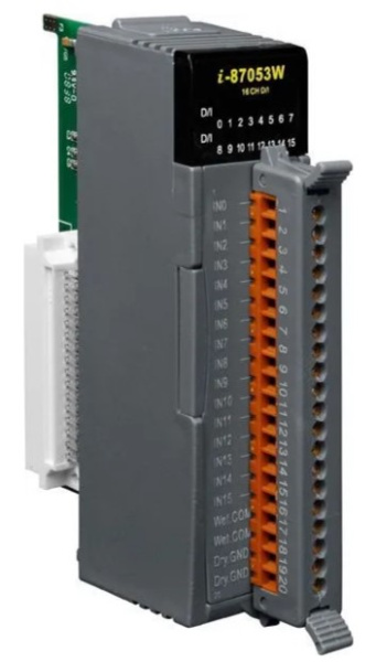 Изображение товара Модуль изолированного цифрового ввода ICP DAS I-87053W-G CR с 16 каналами