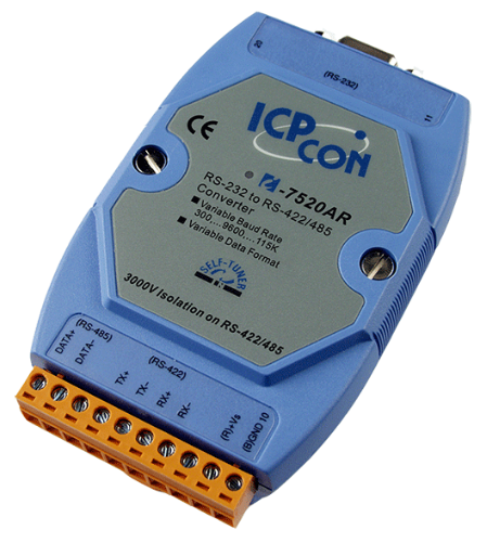 

Преобразователь ICP DAS I-7520AR CR I-7520A with 3000V DC isolation at RS-485 side, I-7520AR CR