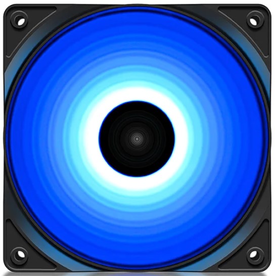 

Вентилятор для корпуса Deepcool RF120B 120x120x25мм (LED Blue подсветка, 1300об/мин) Retail, RF120B
