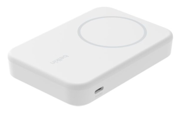 

Аккумулятор внешний Belkin BPD007btWH 8000mAh USB-C Qi2 15W с подставкой. Цвет: белый, BPD007btWH