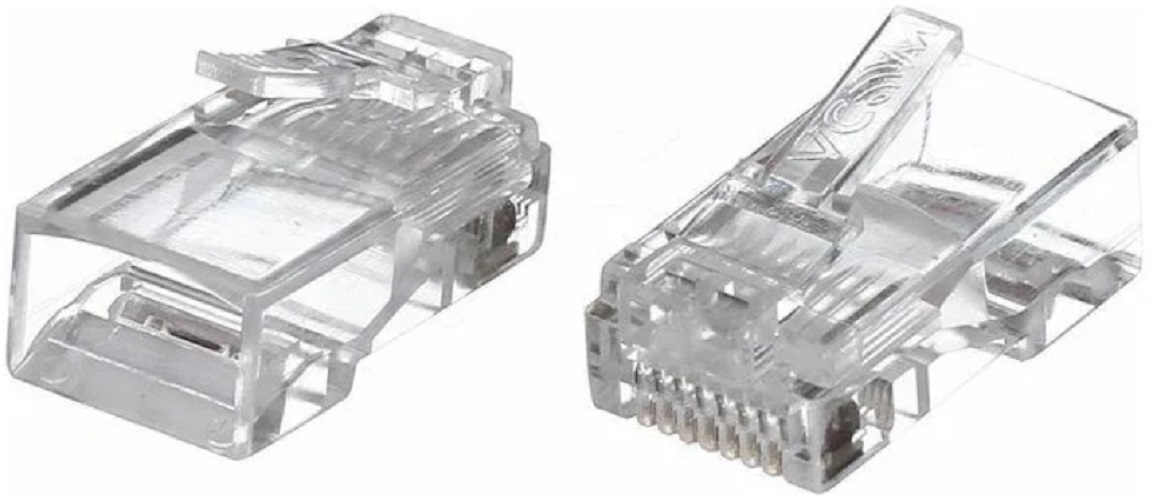 

Коннектор VCOM VNA2200-1/100 RJ-45 (8P8C) для UTP кабеля 5 кат (100 шт), VNA2200-1/100