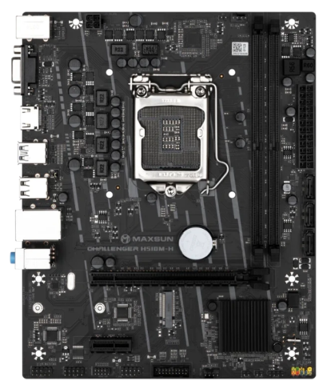 Изображение товара Материнская плата mATX MAXSUN Challenger H510M-H (УЦЕНЕННЫЙ)