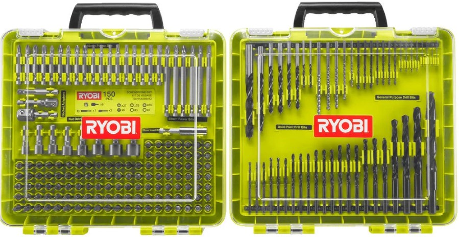 

Набор сверл Ryobi RAKDD200 5132004668 и бит, RAKDD200