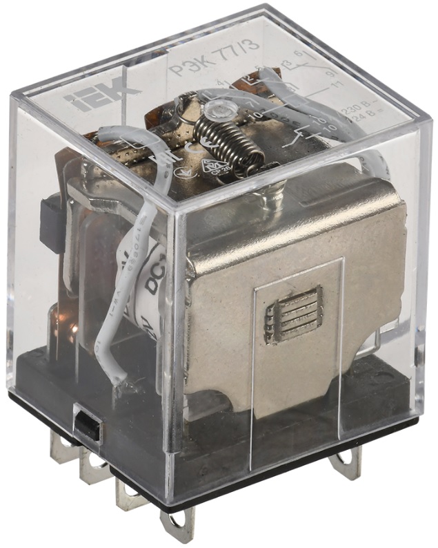 

Реле IEK RRP10-3-10-012D промежуточное 10А 12В 3ПК РЭК77/3 без розетки, RRP10-3-10-012D