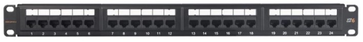 Патч-панель NikoMax NMC-RP24-LS2-1U-MT