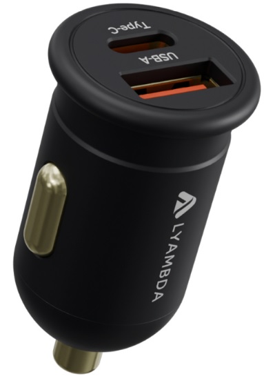 

Зарядное устройство Lyambda LS-AC35 разветвитель прикуривателя USB type-A+С, LS-AC35