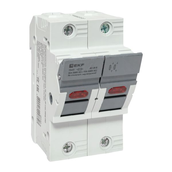 

Разъединитель-предохранитель EKF df142-e DF 14х51 2Р (тип ПВЦ), df142-e