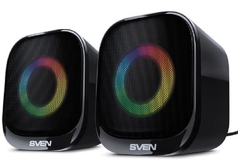 

Компьютерная акустика Sven G345 SV-022860 черная (10 Вт, RGB, питание USB, BT), G345