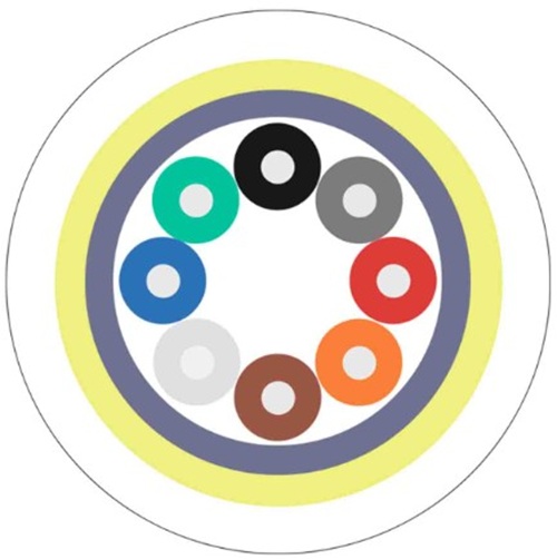 

Кабель волоконно-оптический 9/125, 8 волокон TELCORD FK-ARM-D-IN/OUT-9A1-8-LSZH-WH универсальный (IN/OUT), SM (G.657A1), плотное буферное покрытие (ti, FK-ARM-D-IN/OUT-9A1-8-LSZH-WH