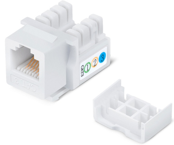 Изображение товара Модуль Cabeus KJ-RJ12-90 для разъема RJ12 - надежное подключение