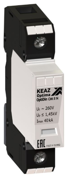 Изображение товара УЗИП КЭАЗ 114315 устройство защиты от перенапряжений для однофазной сети