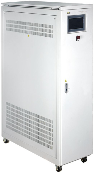 Изображение товара Трёхфазный электромеханический стабилизатор IEK INDUSTRIAL IVS10-3-100-12 100 кВА
