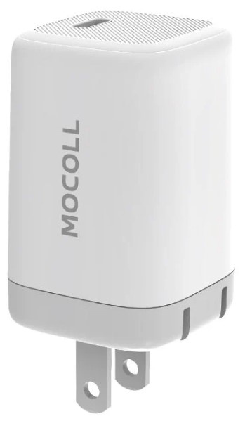 Изображение товара Мощное быстрое зарядное устройство MOCOLL 45WCW с USB-C и технологией GaN