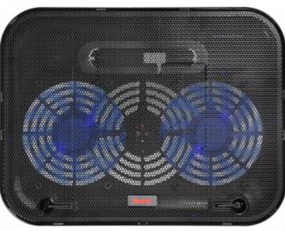 Изображение товара Подставка для ноутбука с охлаждением Buro BU-LCP140-B214H, до 14 дюймов, металлическая