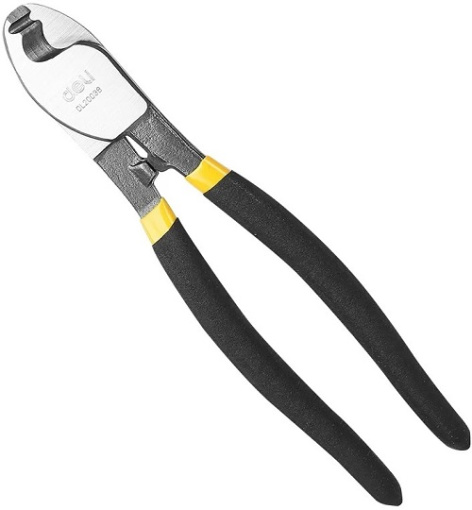 Изображение товара Кабелерезы Deli DL20038 для кабелей до 10 мм, удобные и прочные