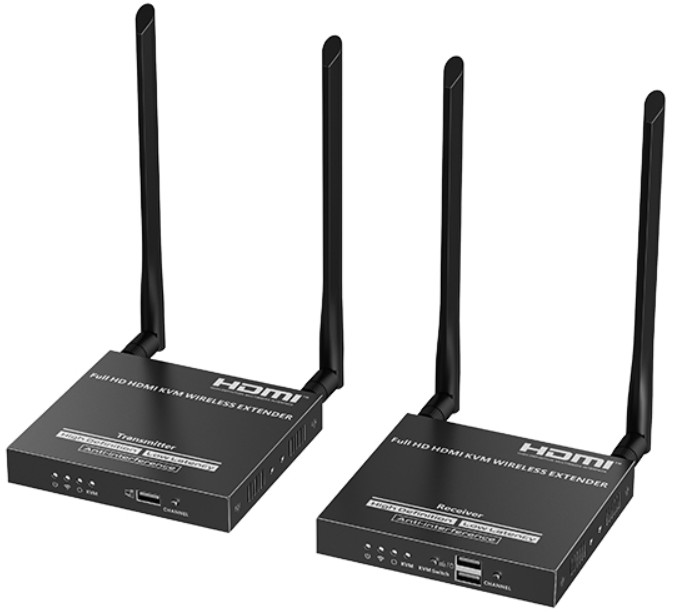 

Удлинитель HDMI LENKENG LKV655KVM беспроводной KVM, FHD, до 50 метров, LKV655KVM