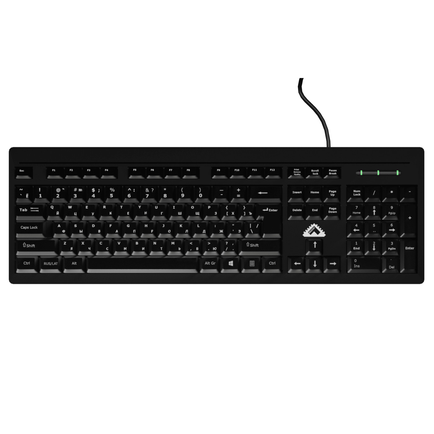 

Клавиатура БЕШТАУ KL104PY(SG) 104 клавиши, USB, 1,8 м, цвет русской/латинской раскладки Белый/Белый, лазерная гравировка, черная / МИНПРОМТОРГ (МПТ)), KL104PY(SG)