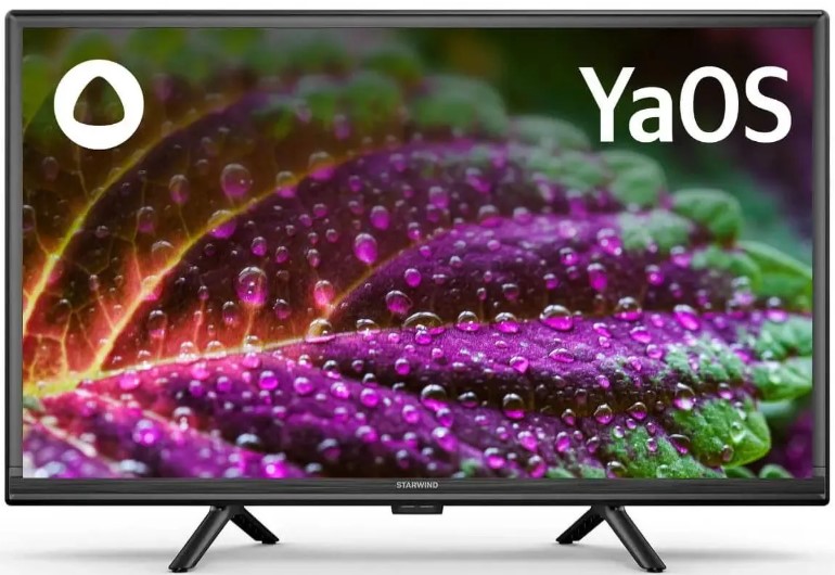 

Телевизор StarWind SW-LED24SG304 24" Яндекс.ТВ Slim Design черный/черный HD 60Hz DVB-T DVB-T2 DVB-C DVB-S DVB-S2 USB WiFi Smart TV, SW-LED24SG304