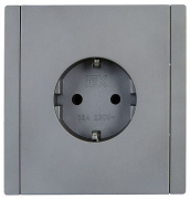 фото Розетка с заземлением IEK FP-R14-16-K46