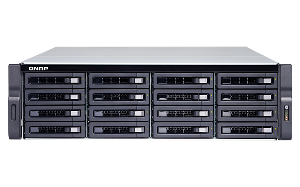 

Сетевой накопитель QNAP TVS-1672XU-RP-i3-8G 16 отсеков 3,5"/2,5", стоечное исполнение, 2 блока питания. i3-8100 3,6 ГГц, 4 ГБ DDR4, TVS-1672XU-RP-i3-8G