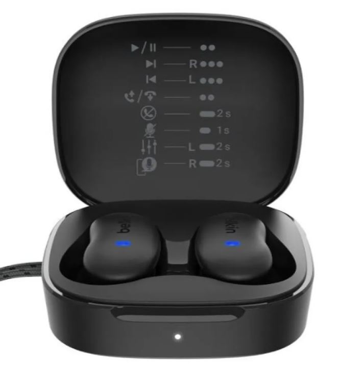 

Наушники беспроводные Belkin AUC014hqBK Цвет: черный, AUC014hqBK