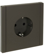 фото Розетка с заземлением IEK FP-R11-16-K03