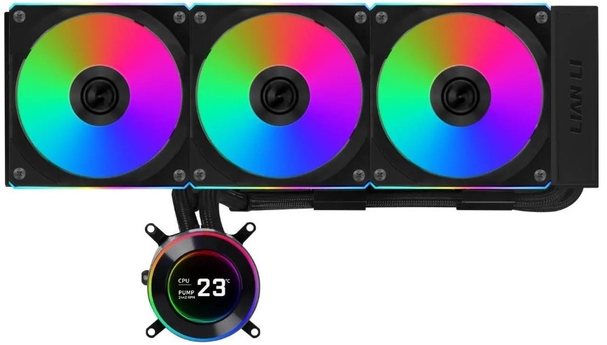 

Система охлаждения жидкостная Lian Li HydroShift II LCD-C 360R G89.GHS2LCD36RB.R0 LGA1700/1851/AM5/AM4 (3*120mm), HydroShift II LCD-C 360R