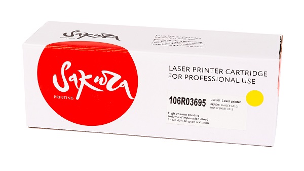 

Картридж Sakura SA106R03695 для Xerox Phaser 6510, WC 6515, желтый, 4300 к., SA106R03695
