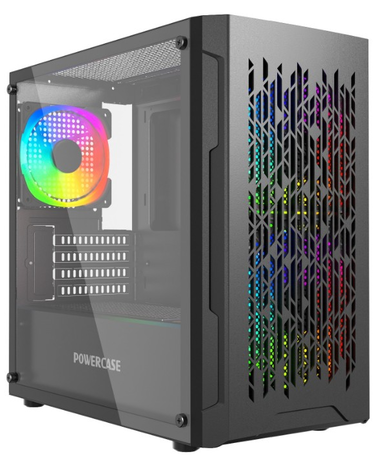

Корпус mATX Powercase Mistral Micro D3B ARGB CMMDB-A3 чёрный, без БП, боковая панель из закаленного стекла, USB 3.0, 2*USB 2.0, audio, Mistral Micro D3B ARGB