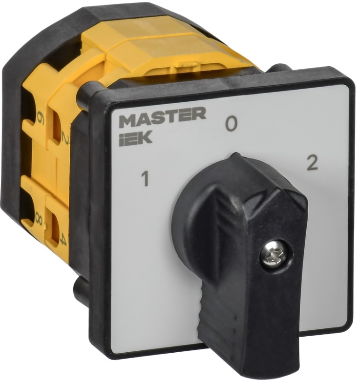 

Переключатель кулачковый IEK MI-CS10-010-053 стандартная рукоятка 10А схема 53, MI-CS10-010-053