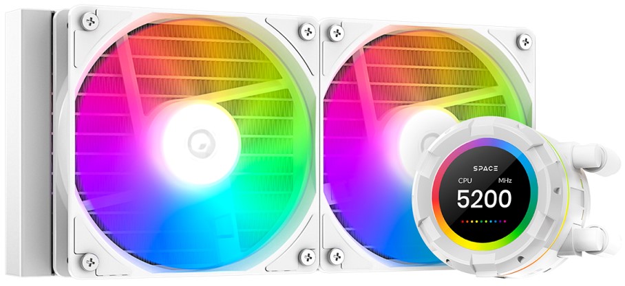 

Система охлаждения жидкостная ID-Cooling SL240 XE WHITE LGA20XX/1700/1200/115X/AM5/AM4 (2*120mm fan, TDP 300W, 76.16CFM, 35.2dBa, 4-pin PWM, LCD Displ, SL240 XE WHITE