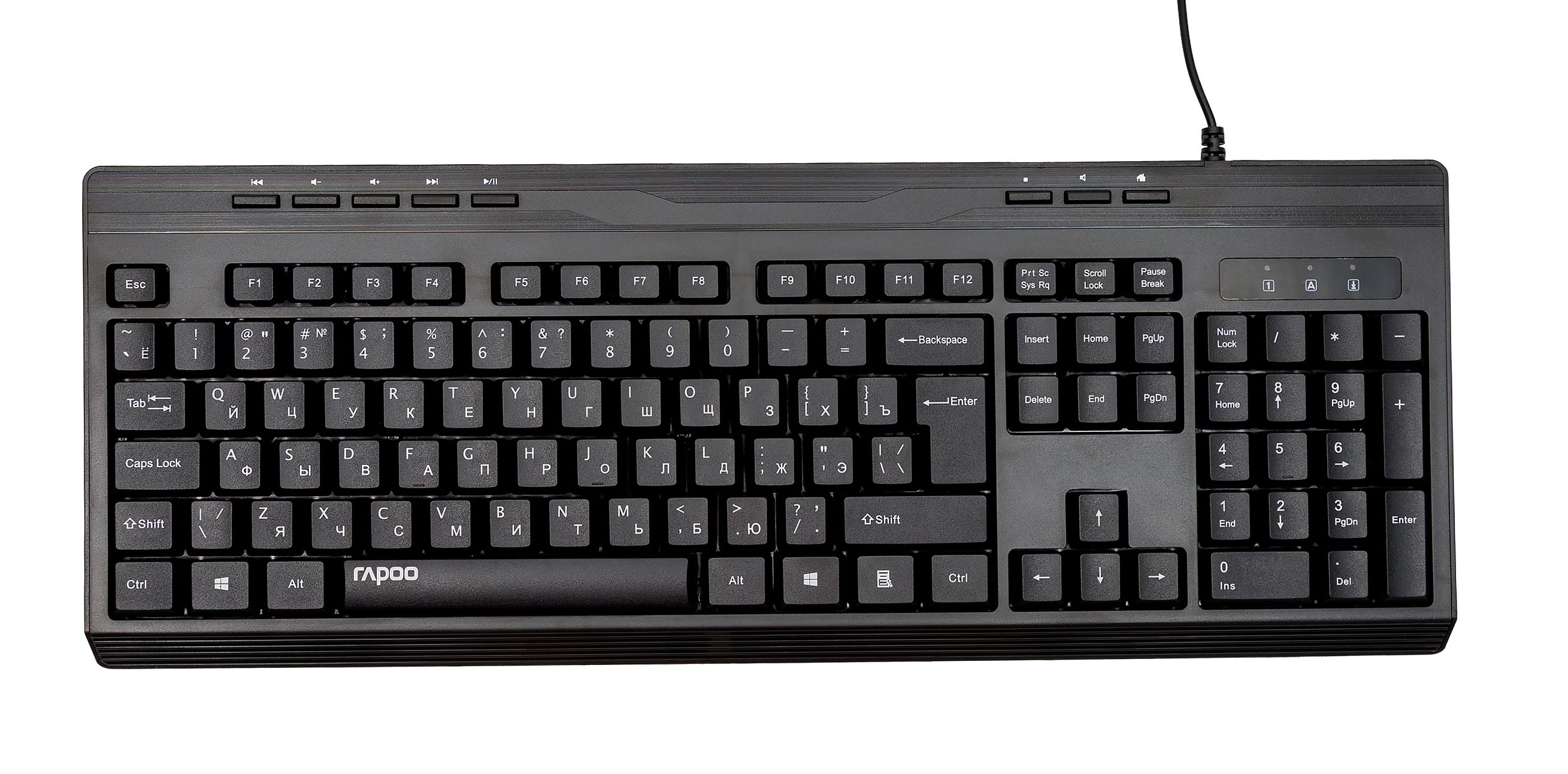 

Клавиатура Rapoo NK2400 цвет - черный, NK2400