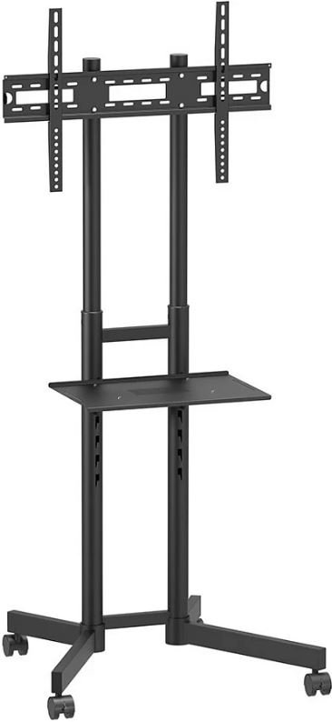 

Стойка Kromax OMEGA-15 90602 для телевизора черный 32"-70" макс.50кг напольный мобильный, OMEGA-15