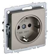 фото Розетка с заземлением IEK BR-R14-16-K37