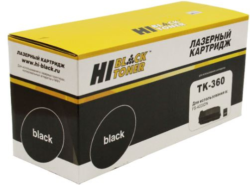 Изображение товара Тонер-картридж Hi-Black TK-360 для Kyocera FS-4020 20000 страниц