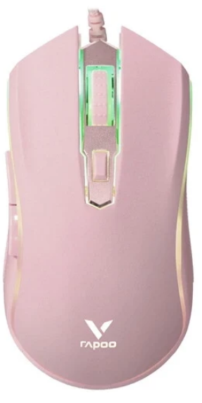 

Мышь Rapoo V25S-PINK игровая проводная, розовая, V25S-PINK