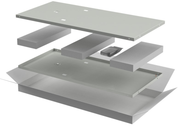 Изображение товара Комплект боковых панелей ITK LE35-42UX8-X для напольных шкафов