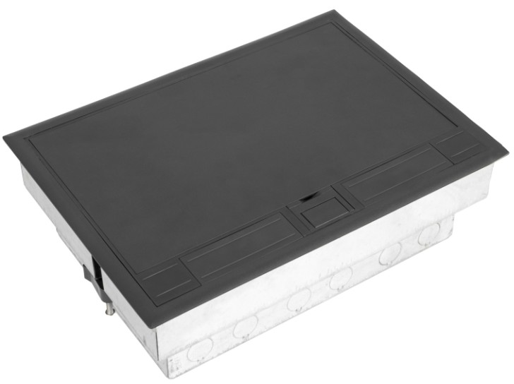 

Лючок напольный Datarex DR-PRO-017111 16 модулей, горизонтальный, пластиковая крышка, серый, DR-PRO-017111