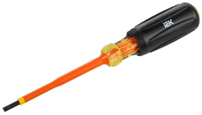 

Отвертка IEK A2L5-SC30-T3-SL-40-100 ARMA2L 5 диэлектрическая SL4,0х100 Т3, A2L5-SC30-T3-SL-40-100