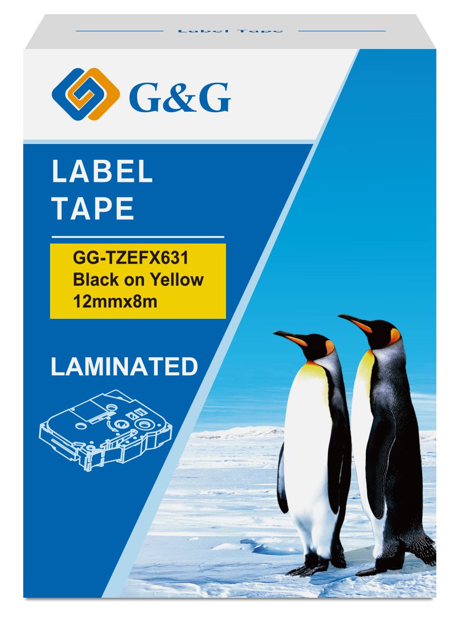 

Картридж ленточный G&G GG-TZEFX631 черный на желтом 12x8 для Brother 1010/1260VP/1830VP/9700PC, GG-TZEFX631