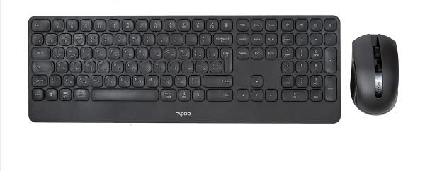 Изображение товара Беспроводной комплект клавиатура и мышь Rapoo 9510M с множественным подключением